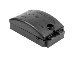 Puszka instalacyjna 75x43x26 mm ze złączką 4-torową z zaciskami bezśrubowymi, IP20, czarna