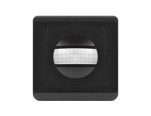 Czujnik ruchu PIR do instalacji w puszce, 160, 300W, czarny