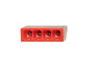 Szybkozłączka instalacyjna 2,5 mm2 - 4 styki - opakowanie 10 szt.