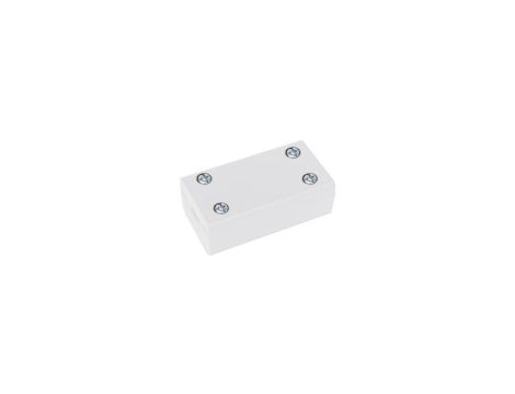Puszka instalacyjna 50x26x19mm ze złączką 3-torową na zaciski śrubowe, IP20, biała