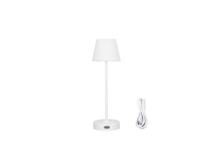 Lampka stołowa NELI 2,7W LED biała, z akumulatorem 2200mAh, IP54, barwa ciepła 200lm, 33cm, EDO777642 EDO