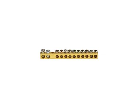 Listwa zaciskowa 12-torowa, mosiężna 101.006.012 HOROZ ELECTRIC