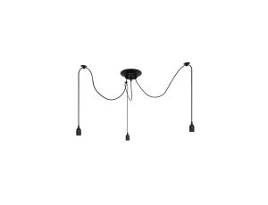 Lampa wisząca ARANEA 3xE27 czarny EDO777187 EDO