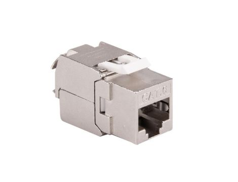 KEYSTONE METALOWY CAT. 6 RJ45 FTP beznarzędziowy IP-1160-F