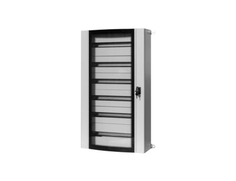 Szafa metalowa MISTRAL szklane drzwi - 600x900x200 mm 120 modułów, 5 rzędów IP55