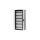 Szafa metalowa MISTRAL szklane drzwi - 600x900x200 mm 120 modułów, 5 rzędów IP55