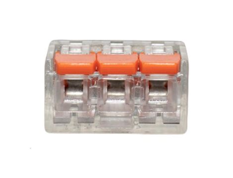 Szybkozłączka uniwersalna 0,14-4mm2 - 3-styki - opakowanie 10 szt.