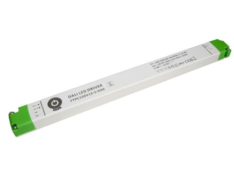 Zasilacz LED 12V 11A 132W meblowy DALI Typ 6 Push Dimming obudowa liniowa FTPC150V12-S-DA6 POSPOWER