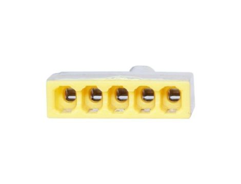 Szybkozłączka instalacyjna 2,5 mm2 - 5 styków - opakowanie 10 szt.