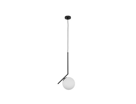 Lampa wisząca PELOTA BLACK E27 czarny biały EDO777102 EDO