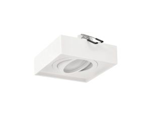 Punktowa oprawa sufitowa wpuszczana PALLAD 1 MINI White IP20 kwadratowa biała EDO777124 EDO