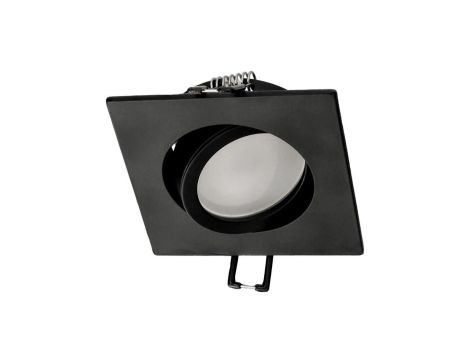 Punktowa oprawa sufitowa wpuszczana AKTYN 1 SQ Black IP20 kwadratowa czarny mat EDO777123 EDO