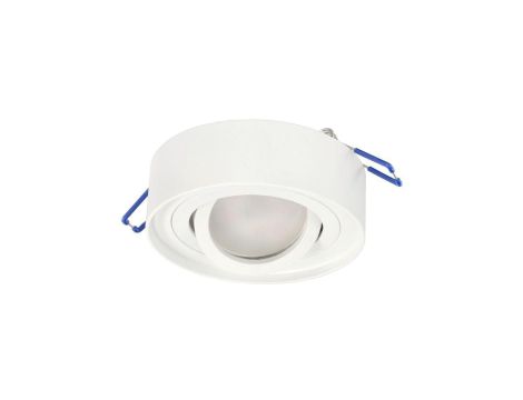 Punktowa oprawa sufitowa wpuszczana SKAND 1 MINI White IP20 okrągła biała EDO777126 EDO