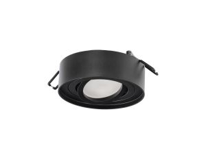 Punktowa oprawa sufitowa wpuszczana SKAND 1 MINI Black IP20 okrągła czarna EDO777127 EDO
