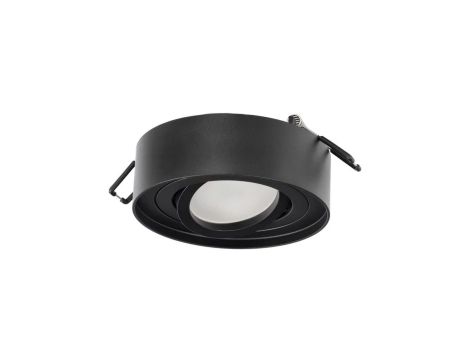 Punktowa oprawa sufitowa wpuszczana SKAND 1 MINI Black IP20 okrągła czarna EDO777127 EDO