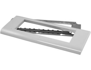 Ramka maskująca 6-modułowa z uchwytem metalowym, do kanałów KP90x60, 110x60, 130x60, 150x60 i puszek PU-6 RAMK-6/M