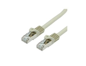 Kabel krosowy EmiterNet SFTP kat.6A LSOH 2 m szary, EM/PC-SFTP6ALSOH-2M