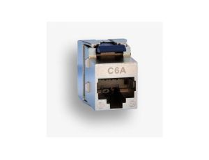 Gniazdo STP RJ 45 kat. 6A keystone niebieskie (beznarzędziowe) slim EM/SQKSS-C6A