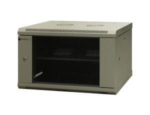 Szafa RACK wisząca niedzielona 19 cali 6U gł.600mm, niezmontowana, RAL 7035
