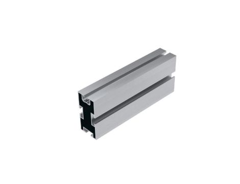 Profil aluminiowy 4400mm wzmocniony z kanałami pod śrubę teową - K-25-4400-3T