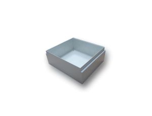 Obudowa do betonu do puszki podłogowej EM/FLB-SCF245P i EM/FLB-SCF245PS wym. (szer. x dł. x gł.) 220x252x130 mm masa 1,7 kg EM/F