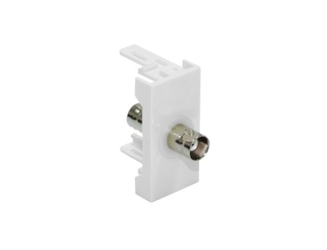 Gniazdo BNC (F/F) 22,5x45mm FU/FA-2420-BNC