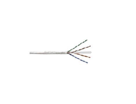 Kabel Emiter Net UTP (U/UTP) kat.6 450MHz drut 4x2x23 AWG LS0H K/EMITERNET-UTP6LSOH /305m/