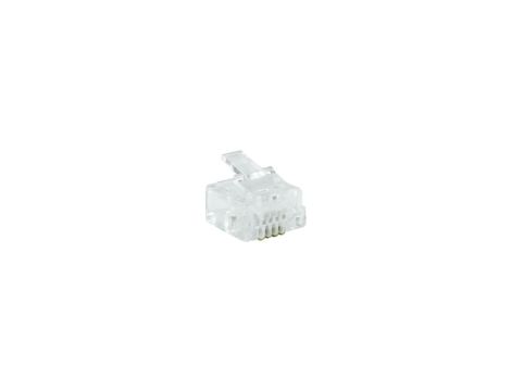 Wtyk RJ11 (6P4C) EM/X-ML-6P4C (100 szt.)