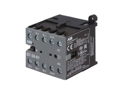 B7-30-01-80 Stycznik 3-biegunowy, NO x3, Styki pomocnicze: NC, 220240VAC, 7A
