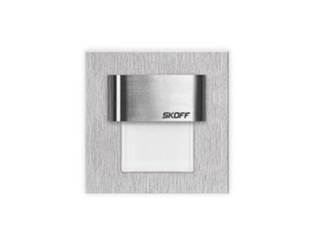 Oprawa LED 0.4W 10V IP20 TANGO MINI szlif biała 02-01-02-01-0120