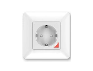 Inteligentne gniazdo SMART LIFE WALL SOCKET OUTLET 230V + SINGLE FRAME WIFI 1xUSB A 1xUSB C białe EXTRALINK EX.35717