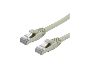Patchcord S/FTP kat.6A PiMF kabel sieciowy LAN 2x RJ45 linka PoE szary 2m GT NETWORKS