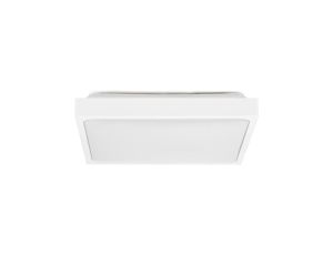 Plafon kwadratowy natynkowy LED 24W 2400lm 4000K IP44 biały barwa NW biała neutralna z mikrofalowym czujnikiem ruchu V-TAC