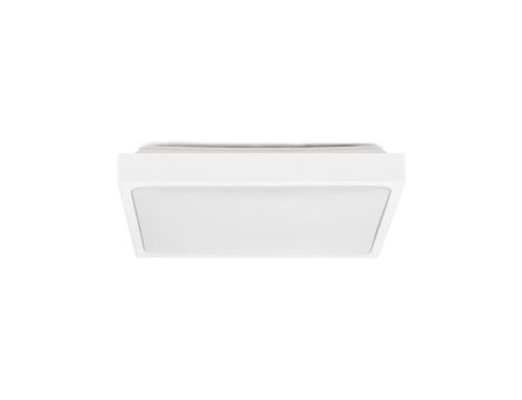 Plafon kwadratowy natynkowy LED 24W 2400lm 4000K IP44 biały barwa NW biała neutralna z mikrofalowym czujnikiem ruchu V-TAC