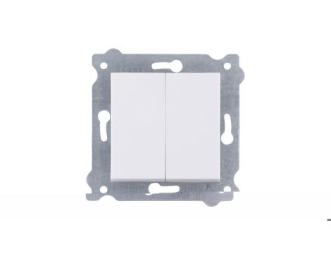 Łącznik podwójny Biały 250V 10A 202/01 EXEN