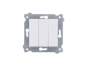 Łącznik potrójny Biały 250V 10A 213/01 EXEN