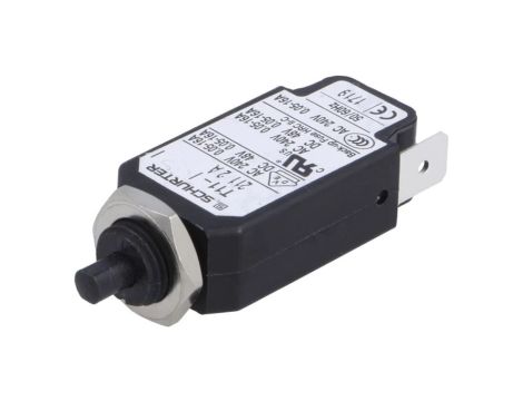 T11-211-2A Wyłącznik nadprądowy Iznam: 2A Uznam: 240VAC 48VDC SPST Bieguny: 1