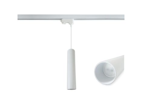 Lampa Szynowa Wisząca 30cm na GU10 Biała Trójfazowa
