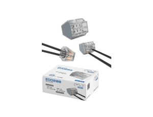 Złączka instalacyjna do przewodów sztywnych maks. 2.5mm 8-przew. EDO208 50 szt.