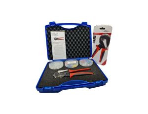 Zaciskarka końcówek tulejowych Professional electric 0,08-16mm2 41246 + 2200 sztuk tulejek + WALIZKA W105 ENERGOTYTAN