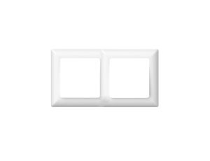 Ramka podwójna, Varia, biała / 46411