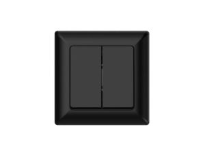 Łącznik podtynkowy świecznikowy, Varia, czarny / 46120