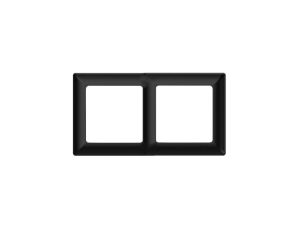 Ramka podwójna, Varia, czarna / 46412