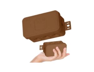 VIPLAST Puszka V8 Bryzgoszczelna Brązowa IP54