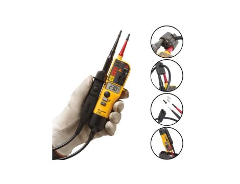 FLUKE T150 Dwubiegunowy Testery Napięcia i ciągłości obwodu