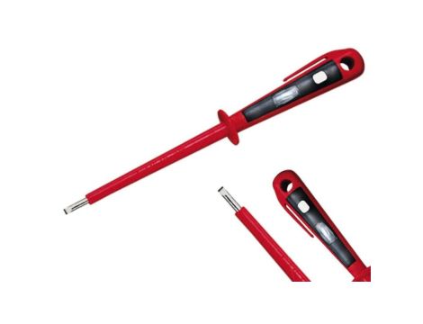 Tester napięcia Euro LxW 14x3,5 mm, zakres pomiarowy V 125-250 AC, rozmiar 190 mm