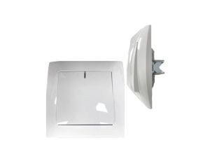 Włącznik Światła Pojedynczy Podświetlany Łącznik Jednobiegunowy Biały WESA