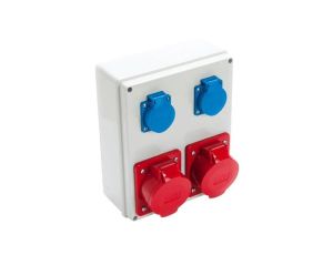 VIPLAST Rozdzielnica Gniazdo 2x32/5 + 2x250V