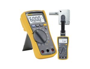 Multimetr Fluke 117 przeznaczony dla elektryków z bezdotykowym próbnikiem napięcia