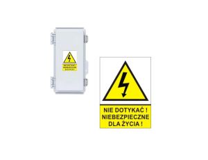 Trytyt Tablica samoprzylepna 74x105 NIE DOTYKAĆ NIEBEZPIECZNE DLA ŻYCIA NO3-NDNDŻ